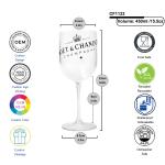 Party White Moet Chandon Plastic Champagne Glasses Acrylic Wine Cup Goblet