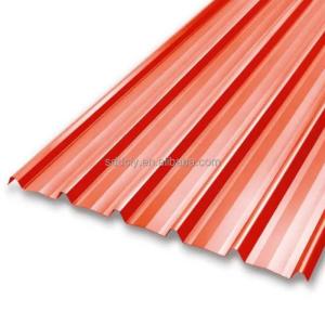 CGCC Grade PVC Corrugated Roofing Sheet with Heat Resistance and Z30-Z40 Coating