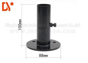 China Castor Pipe Clamp Clip Metal Material Connected / Welded Robust Design factory