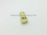 N2005 uv shiny gold metallic nail polish cap with heart shape at top nail polish
