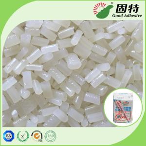 China Semi Transparent EVA Pur Hot Melt Adhesive Pellets Pressure Sensitive Based for milk box and other beverage box straw bo factory
