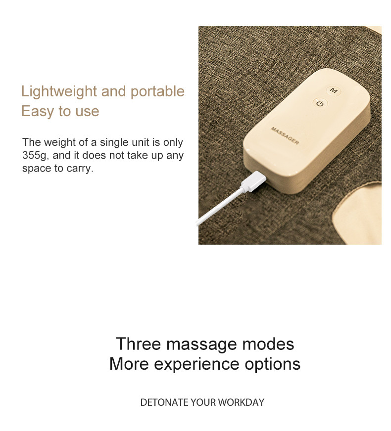 2200mAh Wireless Air Compression Leg Massager For Lymphedema