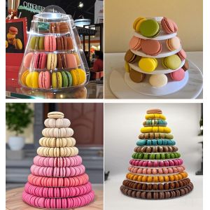 Wholesale Macaron Box Packaging 12pcs Embossing Printing Handling