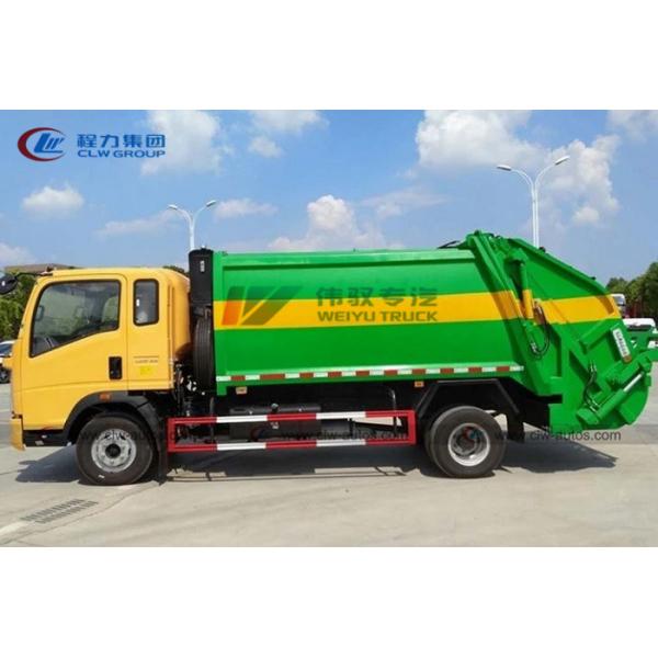 Factory Price Howo 5m3 Rear Loader Garbage Truck Compression Garbage Truck Trash Collection Truck