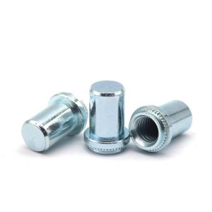 High Strength 8.8 Grade Carbon Steel Blind Rivet Nut with M3-M8 Head Thickness
