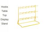 Welded Wire Display Rack For Table Tops , One Side Wire Table Top Display Stands