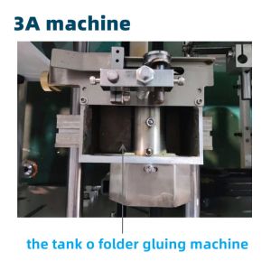 Automatic add glue machine for box folder gluer folding hot melt glue box gluing
