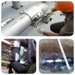 Stainless Steel Thread Straight Pipe Coupling Repair Clamp For Small Diameter