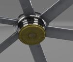 7.3M 24 FooT Pmsm Motor Industrial Ventilation Large HVLS Fans