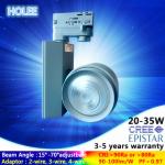 3000K 15°-70° narrow/wide degree white/black/gray 3-fase led track light 15W 20W
