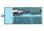 345g Professional Makeup Brush Set With Black Ferrule Blue Handle