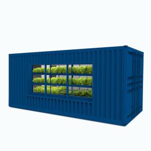 China Customized 10KW Vegetable Vertical Farm Container 200kg To 400kg Per Month factory