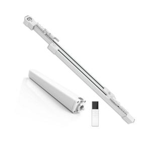 China Adjustable Smart Electric Extendable Curtain Track For Home factory
