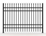 Australia Standard Steel Tubular Fence for Sale available 2 rail ,3 rails and 4