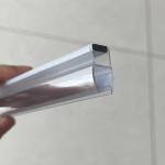 Clear Swing Vertical Magnetic Glass to Glass Shower Door Seal for Inline Pvc