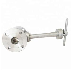 China Carbon Steel DN100 Cryogenic Flanged Ball Valve For Liquid Oxygen / Hydrogen factory
