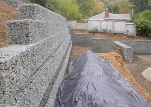 China Architectural Retaining Wall Gabion Baskets , d Steel Gabion Rock Cages factory
