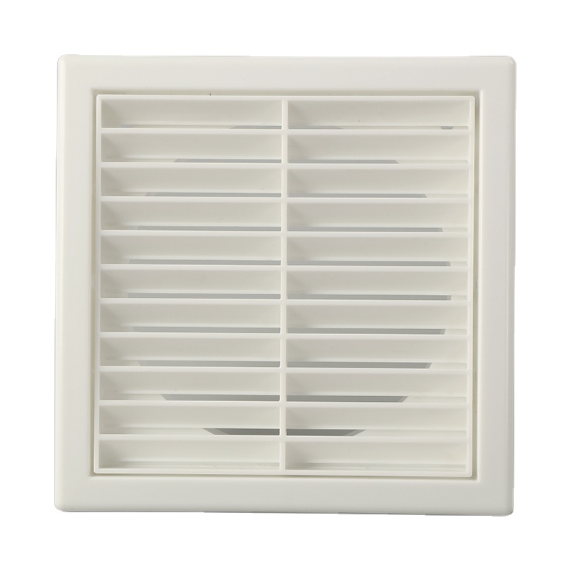 Modern Round or Square Hole Plastic Vent Cover PVC Air Grille with 162-252 Air Quantity