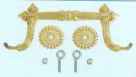 Metal Handles Coffin Ornaments For Coffin Bearing / Funeral Products
