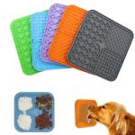 BPA Free Suction Cup Pet Bowls Silicone Non Slip Slow Feeding Cat Dog Pet