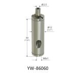 M6*1 Female Thread Nickel Surface Steel Cable Gripper Accessories YW86060