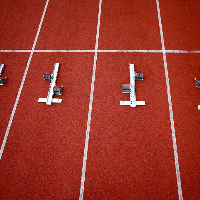 No Slip EPDM Rubber Athletic Track Anti Fatigue Synthetic Playground
