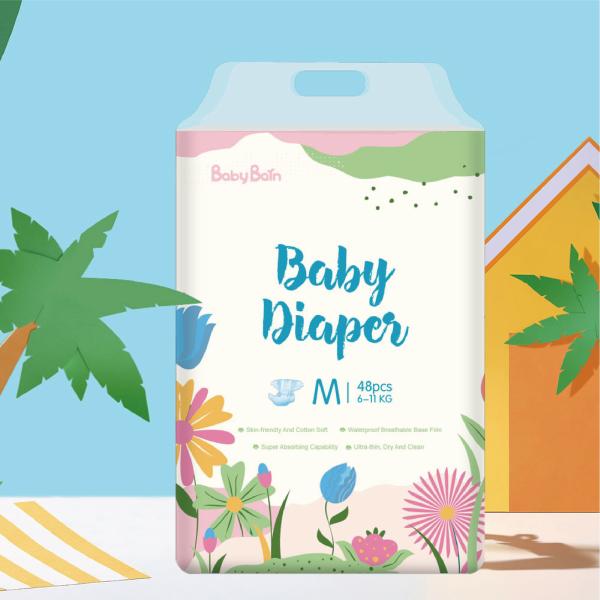 Free sample custom wholesale SAP super absorbing performance infant baby diapers