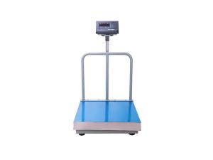China Customizable Stainless Steel Electronic Weighing Machine 500kg With Guardrail factory