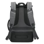 Retro Style Arcuate Shoulder Strap Large Capacity Backpack 17 Inch