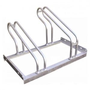 China 2 Space Lo Hoop Bicycle Rack Metal Fabrication Hot Dip Galvanized factory
