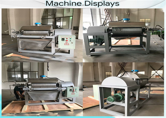 220v 380v 1.1-8.6Kw Scraper Drum Drying Machine For Thick Sludge Sawdust Liquid Food