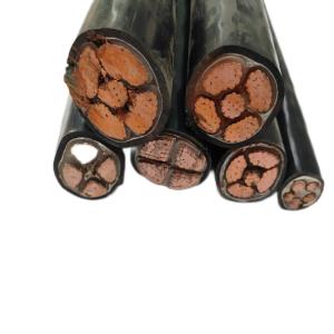 China YJV 120mm2 5 Core Copper Cable PVC Sheath Power Stations XLPE Power Cable factory