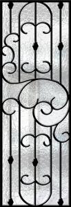 China Front Door Level Sound Insulation Inlaid Door Glass For Building Quality Products factory