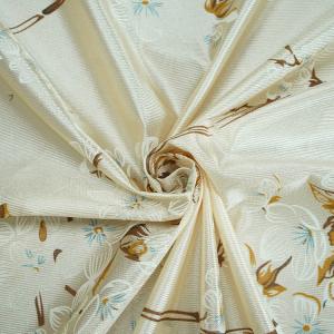 China Comfortable Beige Dustproof 100 Percent Polyester Fabric 65g-100g factory