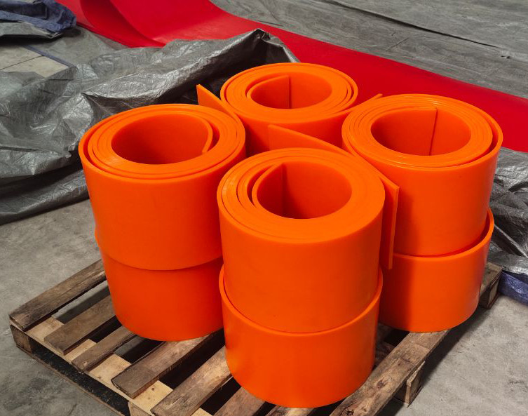 Conveyor Rubber Polyurethane Skirting Board Customized Hardness Size