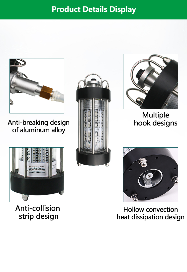 200W 1000W Submersible Fishing Light Outdoor Working Light AC220V