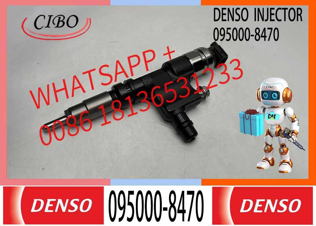 DENSO Common Rail Fuel Injector 095000-8470 23670-E0410 For Hino N04C Engine Dyna200 Toyota COASTER 4.0L N04C