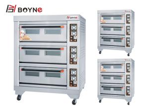 China 19.8kw Commercial Bakery Kitchen Equipment Six Tray Electric Baking Oven factory