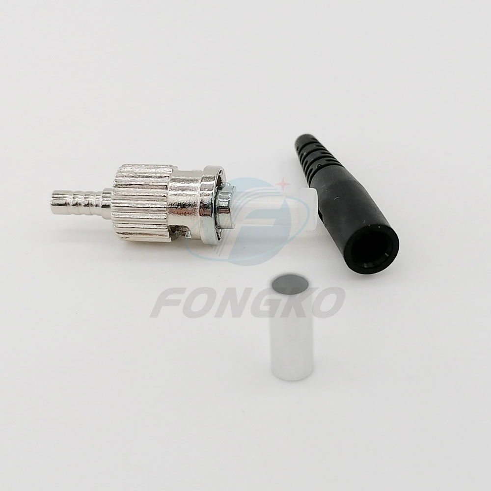 OEM 2mm Fiber Optic ST Type Connector APC UPC Connectors Parts