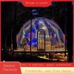 Contemporary Design Style Outdoor Hotel Camping Site Scenic Glass Room Spherical