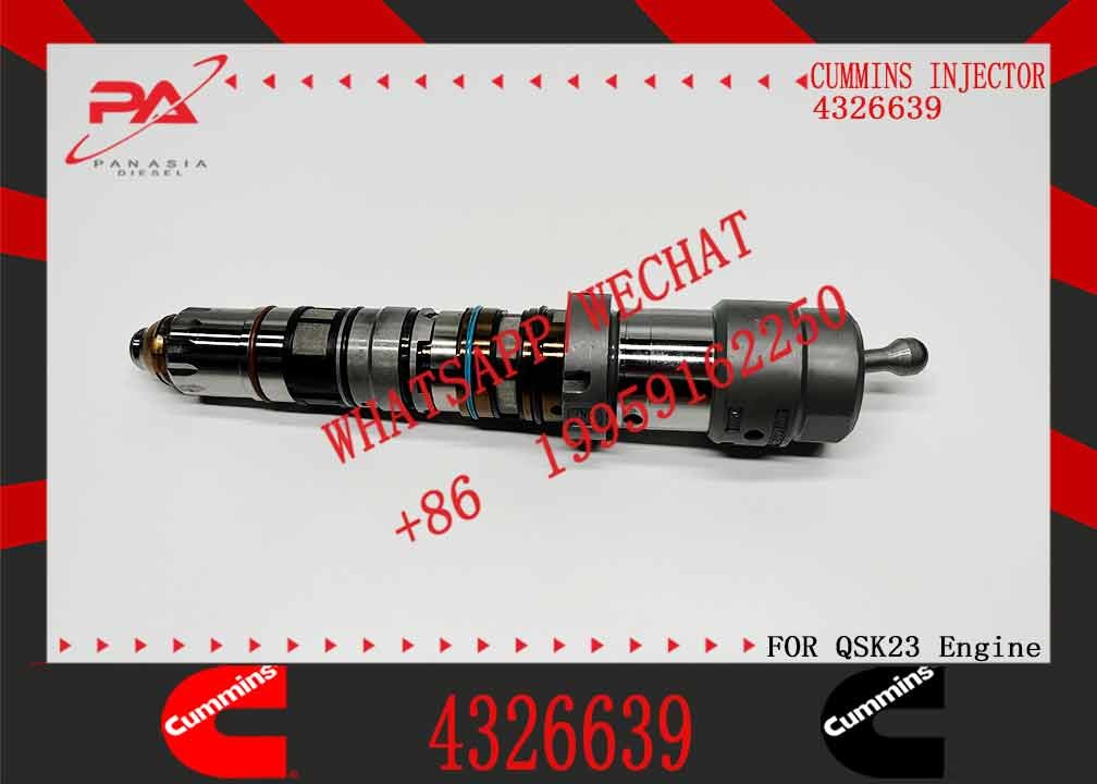 Original Genuine Engineering machinery dump truck Fuel Injector 4326639 4954801 4921360 4088430 for K78 QSK78 Engine