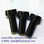 Black Green SC 2.5mm Fiber Optic Dust Caps Plastic Colored Optical Fiber