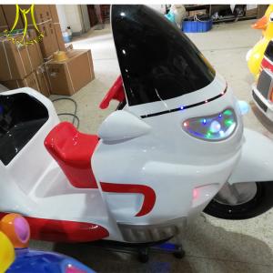 China Hansel children indoor coin operated moto toy rides amusement park toys electric factory