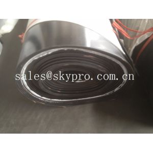 China Impact resistant SBR rubber sheet roll with fabric insertion reinforcement on sale
