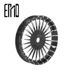 INCA Customization Motorcycle Accessory LG-34 24 bright spokes center pleated