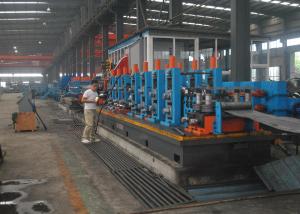 China 140x140mm modle Automatic Tube Mill making With Motor Adjust Stand factory