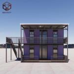 73sqm Flat Pack Container Homes Expandable Modular House
