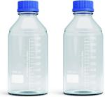 1000ml Storage Glass Bottles Round Media Storage Bottle – Borosilicate Glass
