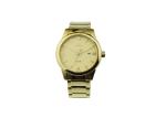 Miyota Movt Quartz Stainless Steel Watch 100 M Waterproof Gold Crew Crown