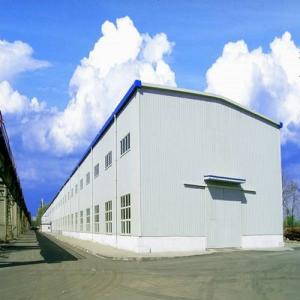 China Eco Friendly Steel Structure Warehouse Waterproof Wide Span Metal Buildings Warehouse factory